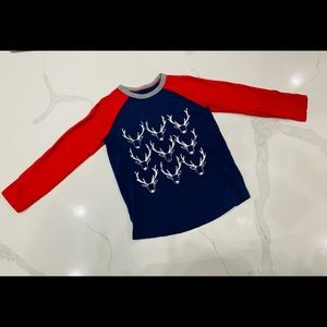 Mini Boden holiday shirt size 5-6